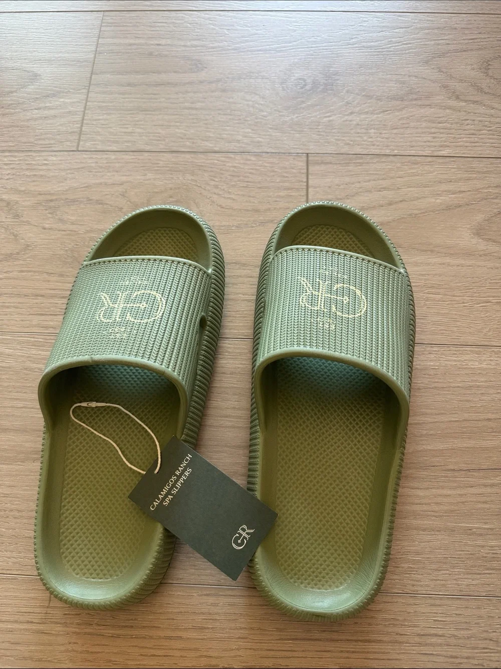 Calamigos Ranch Malibu Spa Slippers size 12